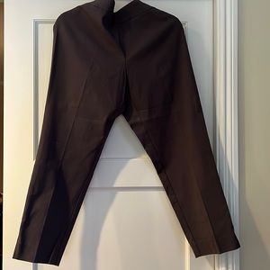 Classic Women's Straight-Leg Pants in Dark Brown